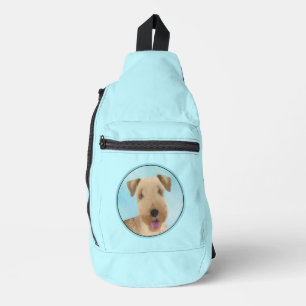 Lakeland Terrier Schilderij Mooie Originele Honden Sling Bag