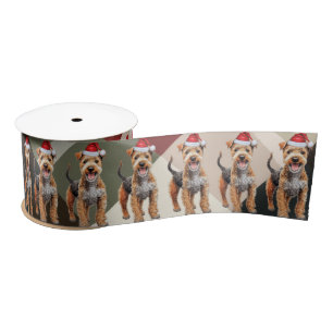 Lakeland Terrier Vakantie Plaid Funny Dog Kerstmis Lint