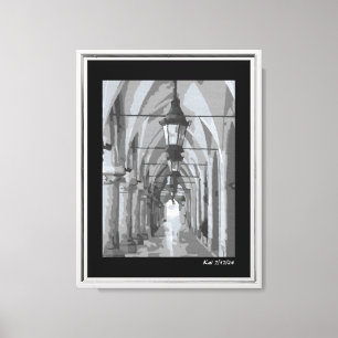 Lakenhal Krakau, Polen Canvas Afdruk
