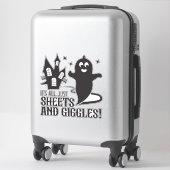 Lakens & Gegiechel – Humoristisch Halloween-spooko Sticker (Koffer)