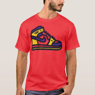 Lakers Basketbal Sneakers T-shirt