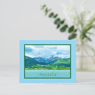 LAKES AND MOUNTAINS: BEAUTIFUL AUSTRIA Postcard Briefkaart