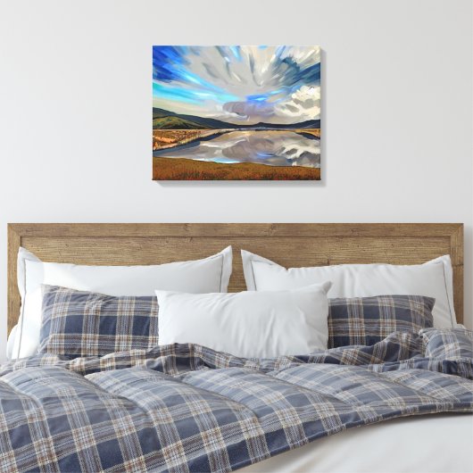 LAKES CANVAS AFDRUK (Insitu (Slaapkamer))