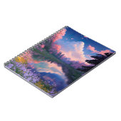 Lake's Oasis in het hart van het kleurrijke bos Notitieboek (Linkerzijde)