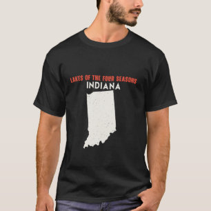 Lakes of the Four Seasons Indiana Verenigde Staten T-shirt