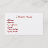 LAKES VISITEKAARTJE (Achterkant)