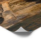 Lakeshore-grot, Pictured Rocks, Michigan Poster (Hoek)