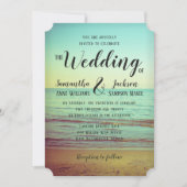  Lakeside Beach Wedding Kaart (Voorkant)