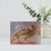 Lakeside Bird Waterverf briefkaart (Staand voorkant)