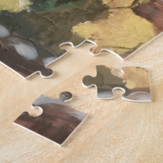 Lakeside Cabins Puzzel Legpuzzel (Zijkant)