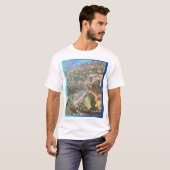 Lakeside Cabins Scene T-shirt (Voorkant volledig)