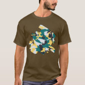 Lakeside Camo Pattern Digital Sketch T-shirt (Voorkant)
