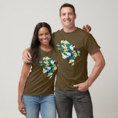 Lakeside Camo Pattern Paint Splat T-shirt (Unisex)