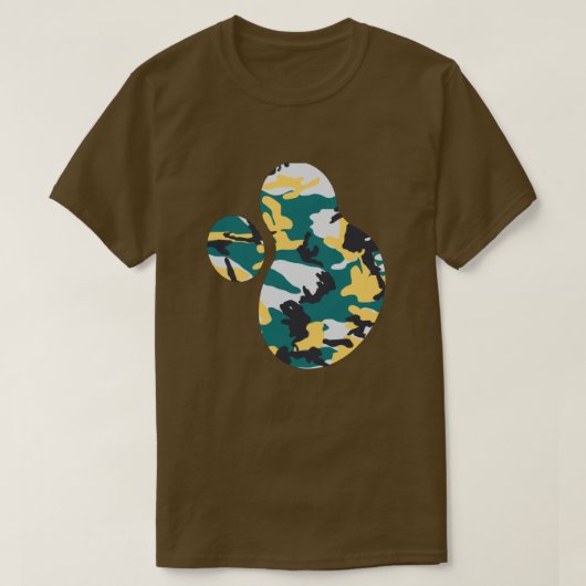 Lakeside Camo Pattern Paint Splat v2 T-shirt (Design voorkant)