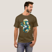 Lakeside Camo Pattern Paint Splat v2 T-shirt (Voorkant volledig)