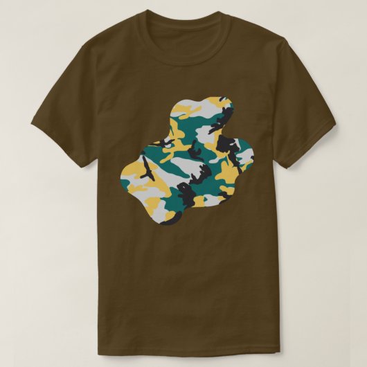 Lakeside Camo Pattern Paint Splat v3 T-shirt (Design voorkant)