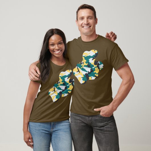 Lakeside Camo Pattern Paint Splat v3 T-shirt (Unisex)