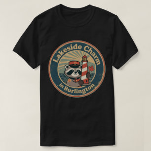 Lakeside charme in Burlington Grappige Wasbeer Mou T-shirt