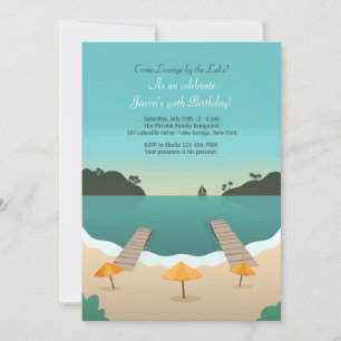 Lakeside Invitation Kaart