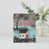 Lakeside Isle Seascape Briefkaart (Staand voorkant)