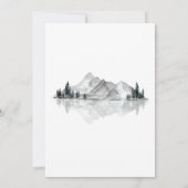 Lakeside Monogram Crest Crest Celebration of Life  Kaart (Achterkant)