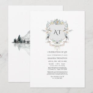 Lakeside Monogram Loof Crest Levensviering Kaart