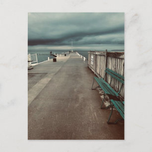 Lakeside Pier-fotografie Briefkaart