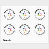 Lakeside Pride Sticker - Cirkelontwerp (Vel)