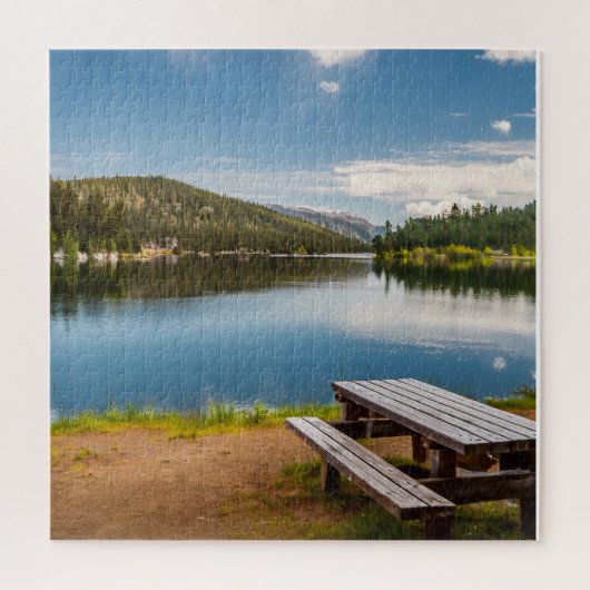 Lakeside Serenity Legpuzzel (Verticaal)