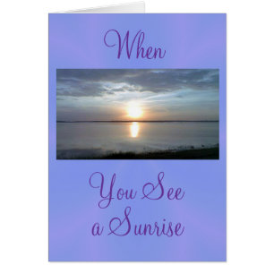 Lakeside Sunrise-personnaliser toute occasion