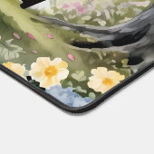 Lakeside Swing in de romantische Waterverf tuin Bureaumat (Hoek)