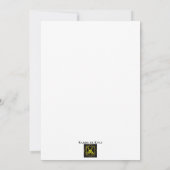 Lakeside Wedding Invitations Kaart (Achterkant)