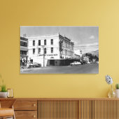 Lakeview, Oregon Main Street Uitzicht Foto #1 Canvas Afdruk (Insitu (Woonkamer))