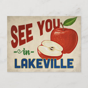 Lakeville Minnesota Apple - Vintage Travel Briefkaart