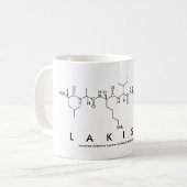 Lakisha peptide nom mug (Devant gauche)