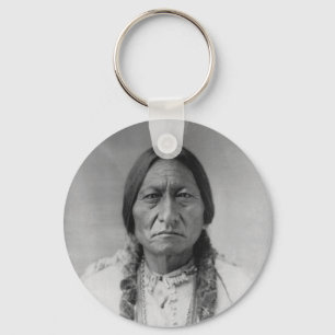 Lakota American Indian Chief Sitting Bull Sleutelhanger