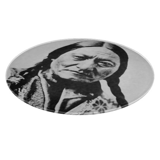 Lakota Chief Surrender: Sitting Bull Fort Buford Snijplank (Hoek)