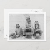 Lakota Indische tieners in het Western dress Briefkaart (Voorkant / Achterkant)