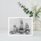 Lakota Indische tieners in het Western dress Briefkaart (Staand voorkant)
