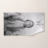 Lakota Leader assis Bull Amérindien (Serviette à main)