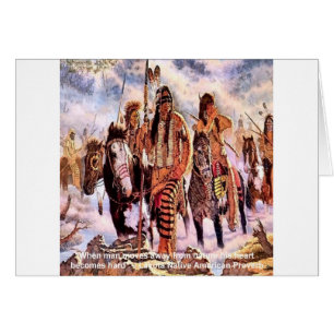 Lakota Native American Natuur Proverb