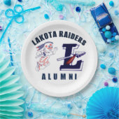 Lakota Raiders Alumni Papieren Bordje (Feest)