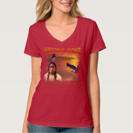 Lakota Sioux Chief Sitting Bull schilderde T-Shirt