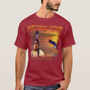 Lakota Sioux Chief Sitting Bull schilderde T-Shirt