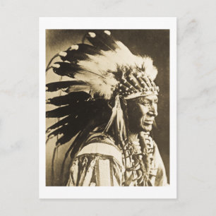 Lakota Sioux Chief White Swan Briefkaart