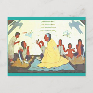 Lakota Storyteller briefkaart