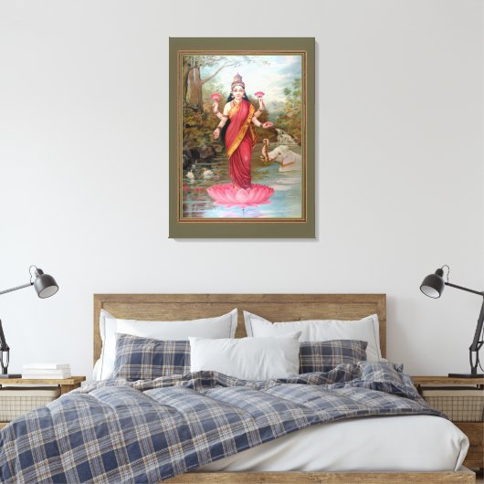 Lakshmi Canvas Afdruk (Insitu (Slaapkamer))