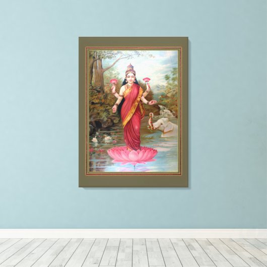 Lakshmi Canvas Afdruk (Insitu (Houten vloer))