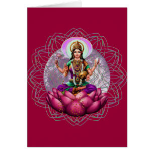 Lakshmi Fortune Mandala-kaart