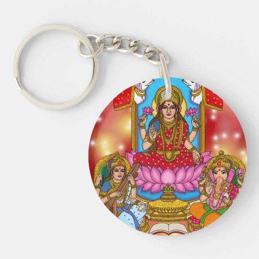 Lakshmi Ganesh Keychain (Voorkant)